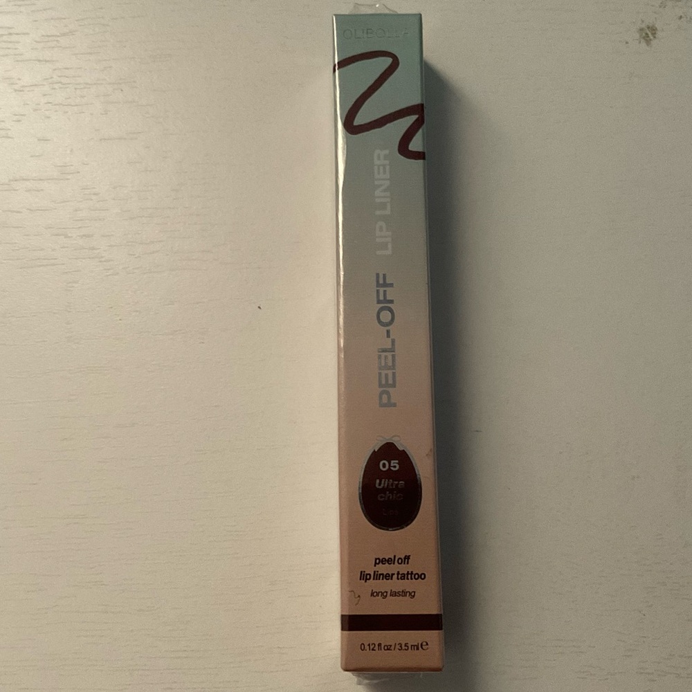 Peel Off Lip Liner Tattoo - Brown